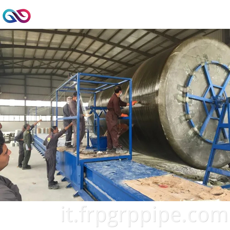 Fiberglass Grp Frp Tank Making Equipment Computer Control Filament Winding Machine For Frp Tanks4